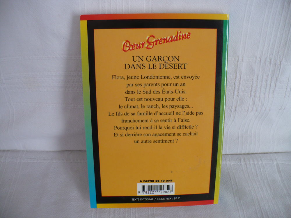 *L127 	
Coeur Grenadine Un gar&ccedil;on dans le d&eacute;sert 	 Livres et BD