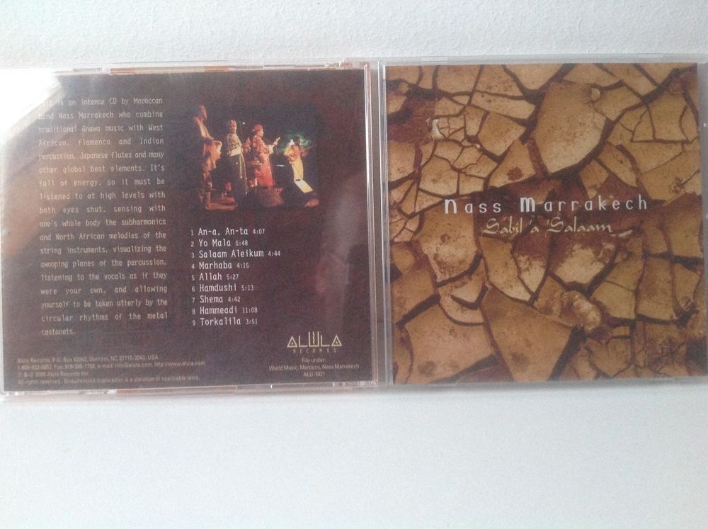 NASS MARRAKECH SABIL ' A 'SALAAM Envoi possible
CD et vinyles