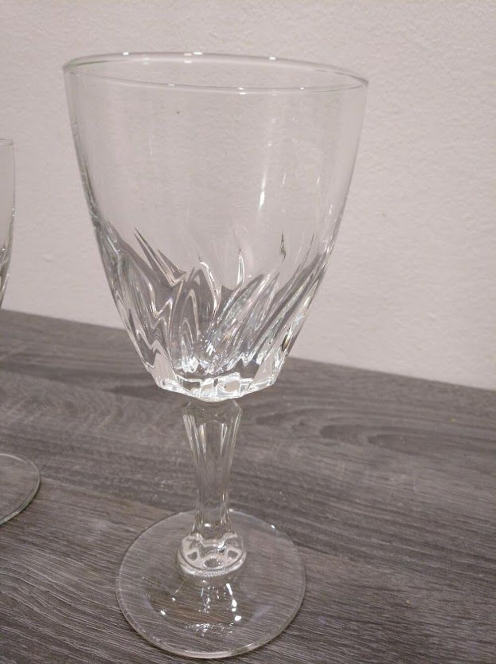 Service de verres en cristal Décoration