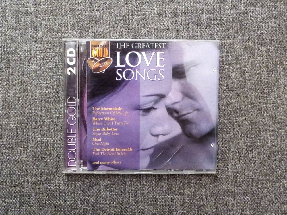 The Greatest Love Songs- 2 CD- 32 Chansons- Double Gold CD et vinyles