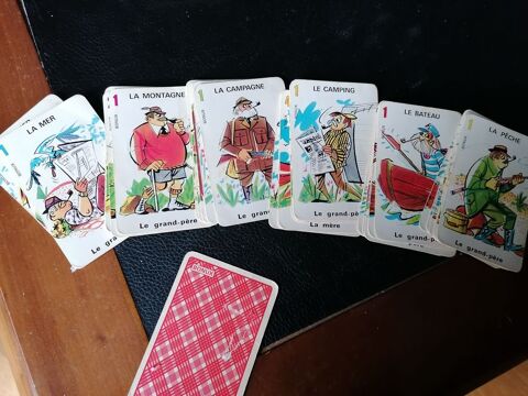Ancien jeu de cartes 7 familles Pub Bonux 3 Jury (57)