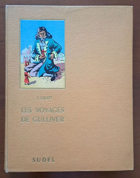Livre ancien  Les voyages de Gulliver  (1952) 30 Marignane (13)