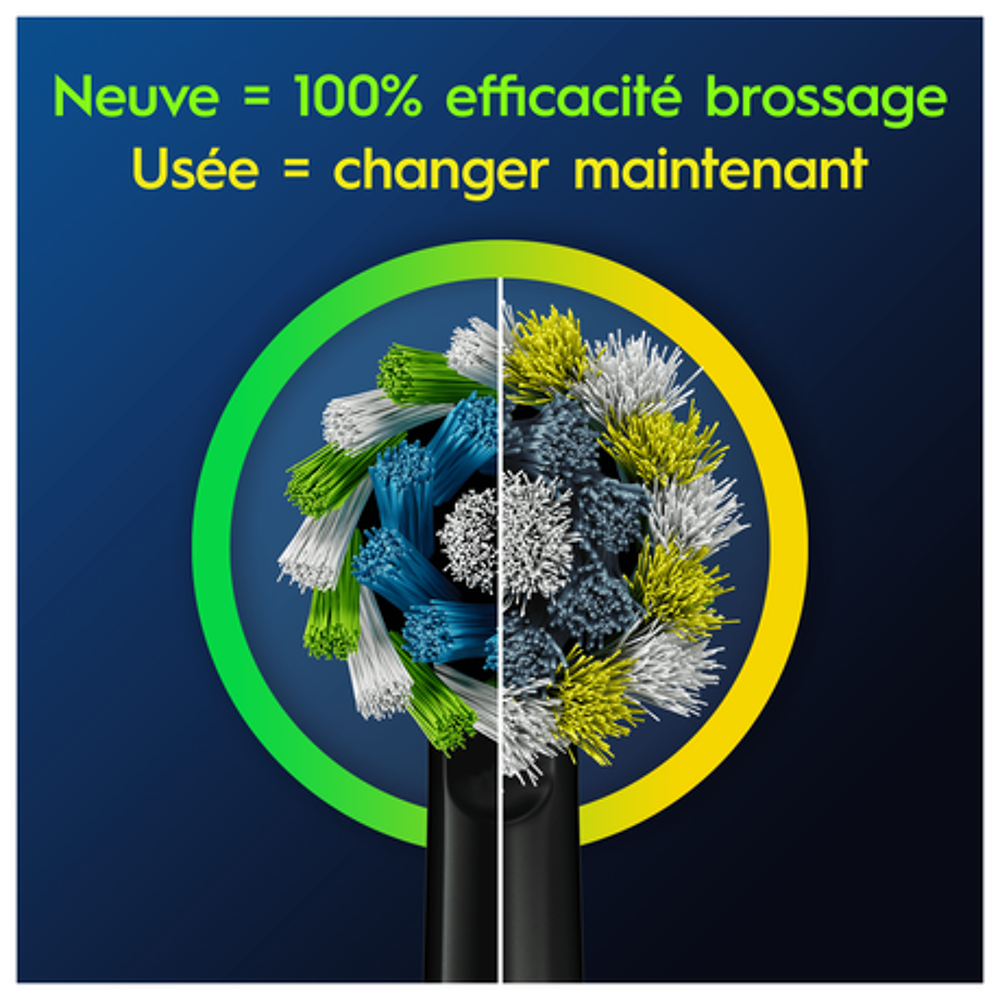 Oral-B Pro Cross Action Noire Brossettes Pour Brosse &Agrave; Dents Electroménager