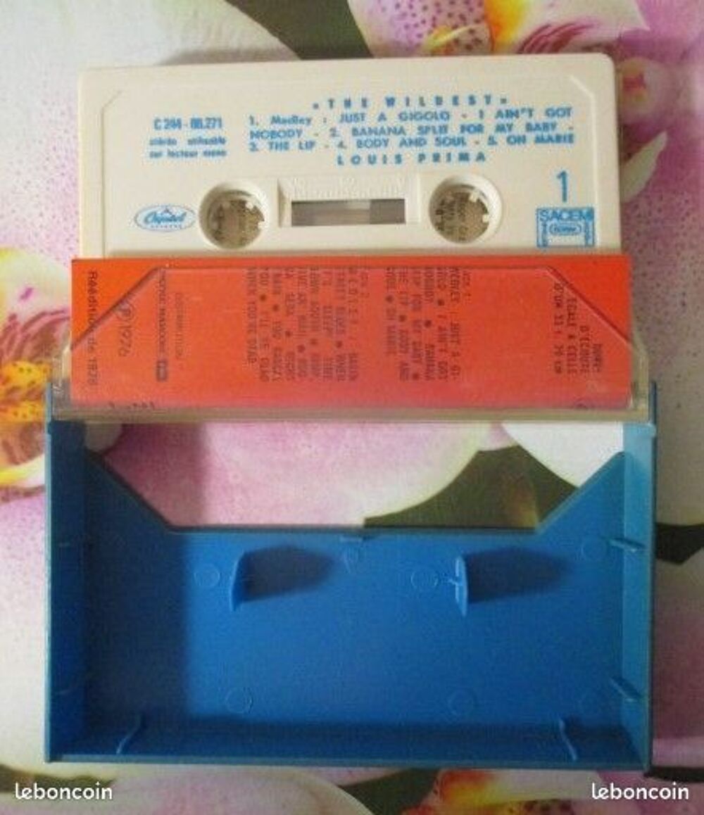 Cassette audio Louis Prima CD et vinyles