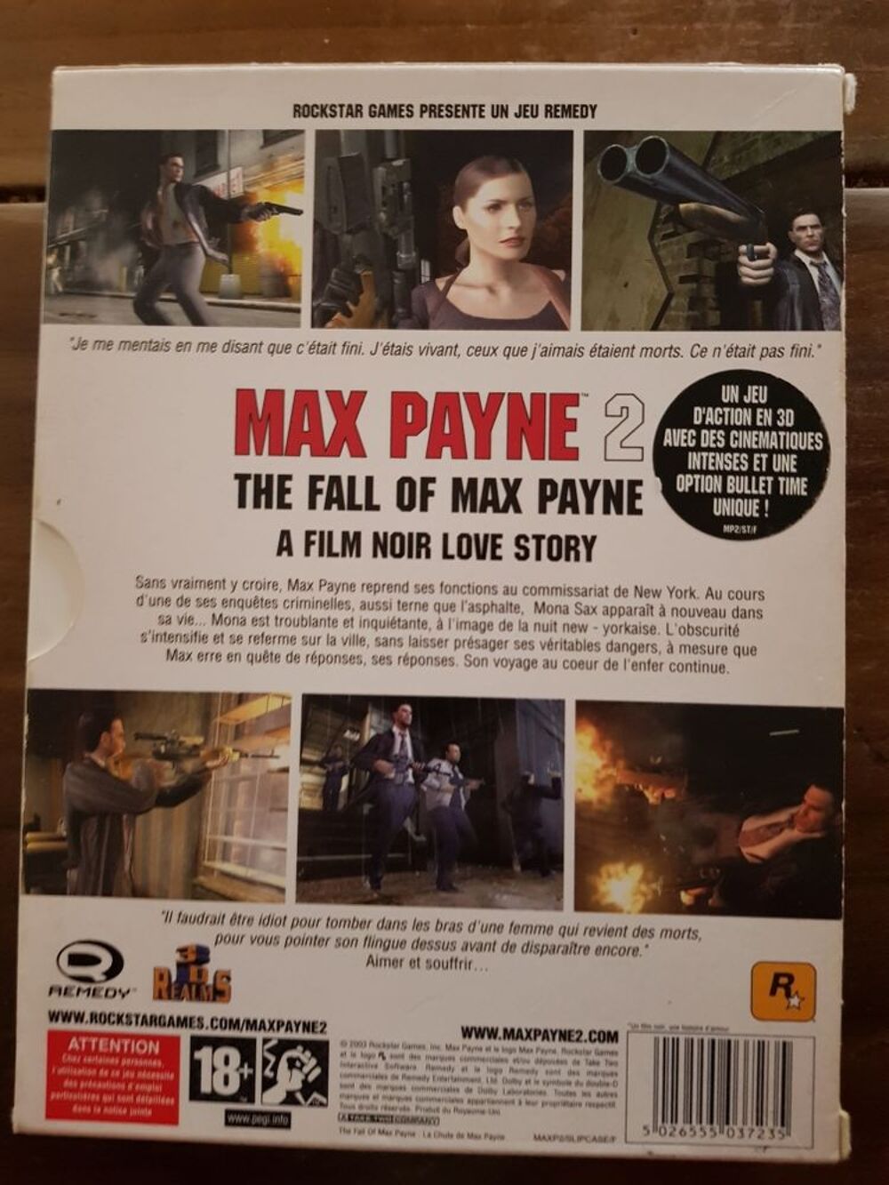 jeu PC max Payne Consoles et jeux vidéos