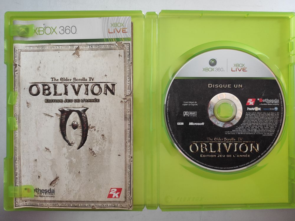 The elder scrolls 4 : Oblivion Consoles et jeux vidéos