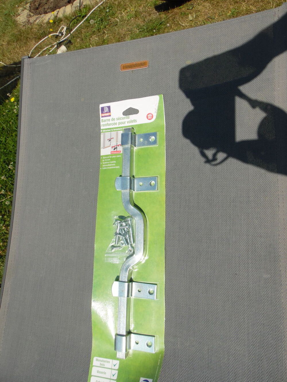 Barre de s&eacute;curit&eacute; pour volets Bricolage