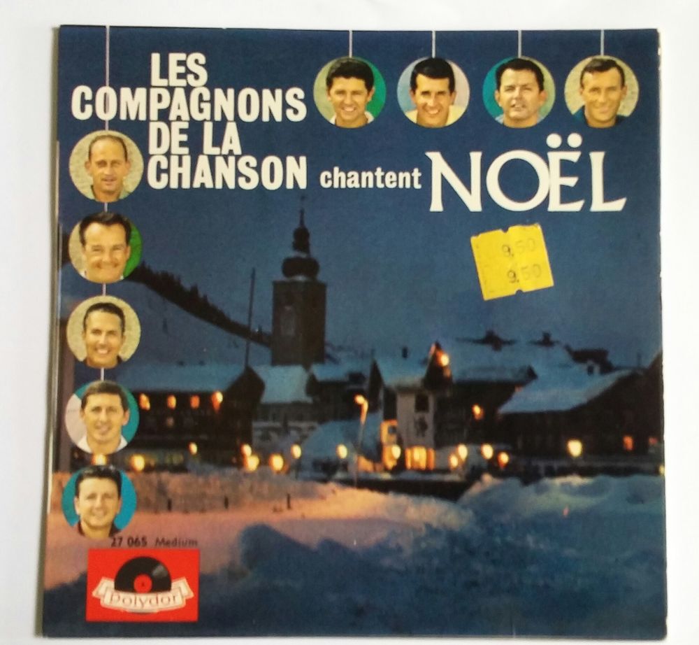 Vinyle : Les compagnons de la chansons: 45 tours : 4 titres CD et vinyles