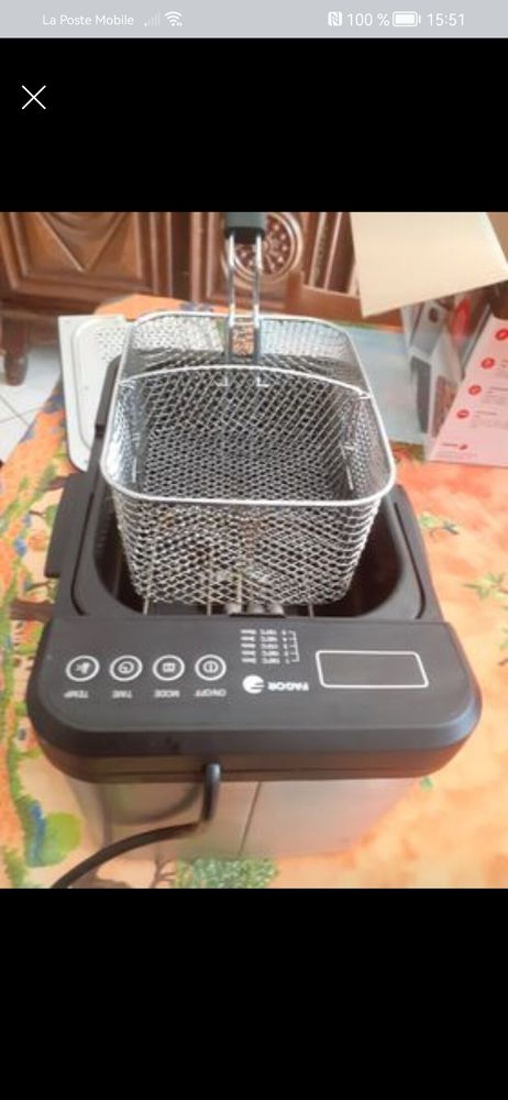 friteuse &eacute;lectrique Electroménager