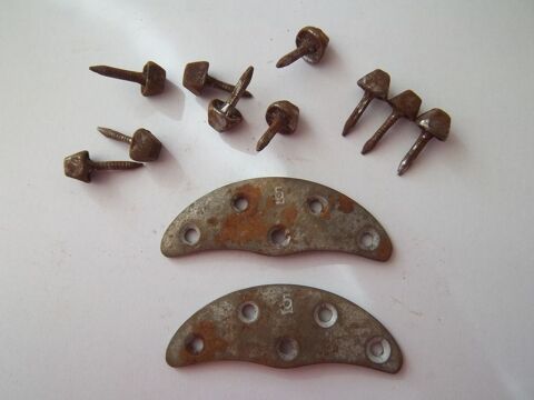 lot fers et clous bottes Allemande N� 5 �quipement 12 Valognes (50)