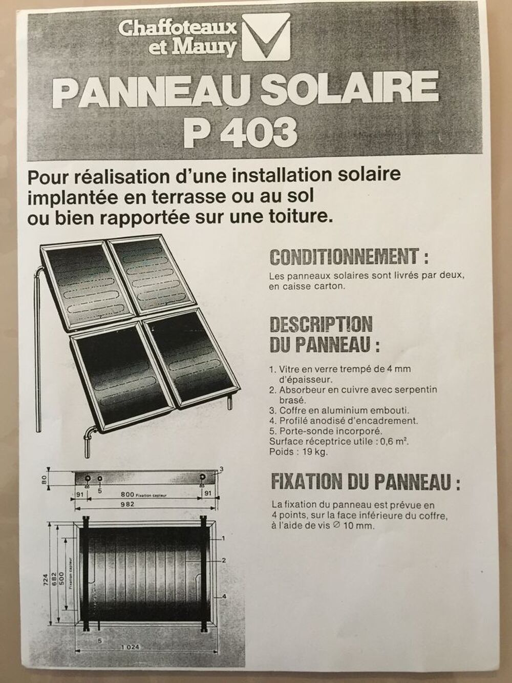 panneaux solaires eau chaude Bricolage