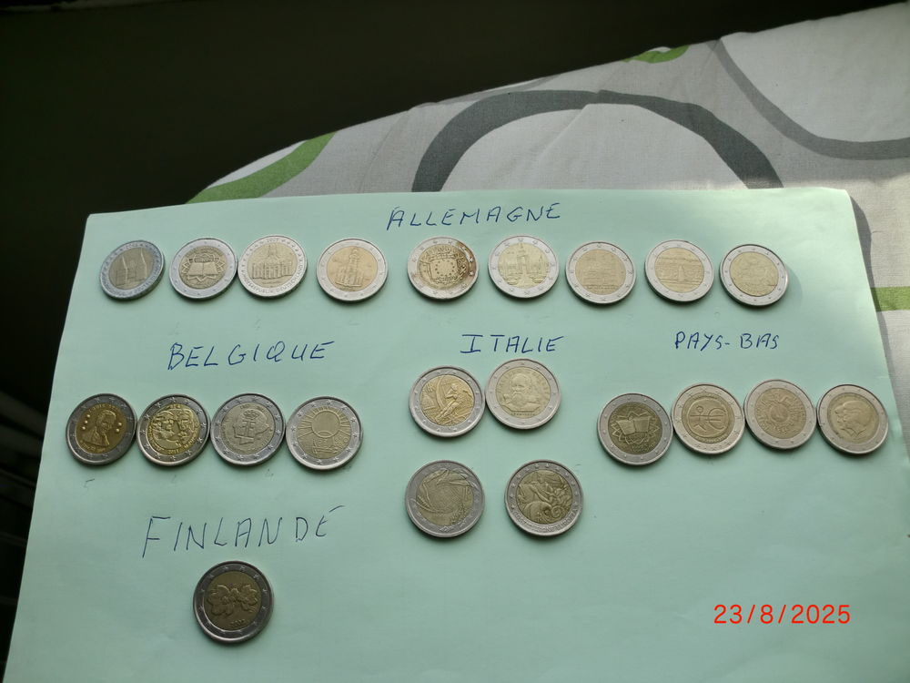 Pieces comm&eacute;morative UE 