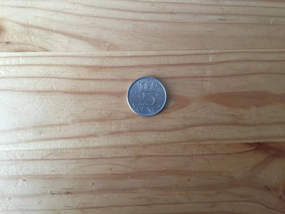 Pi&egrave;ce de monnaie - 25 Cents 1963 (Pays-Bas) 