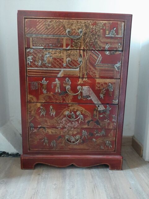 Belle commode style Chinoise 80 Marseille 3 (13)