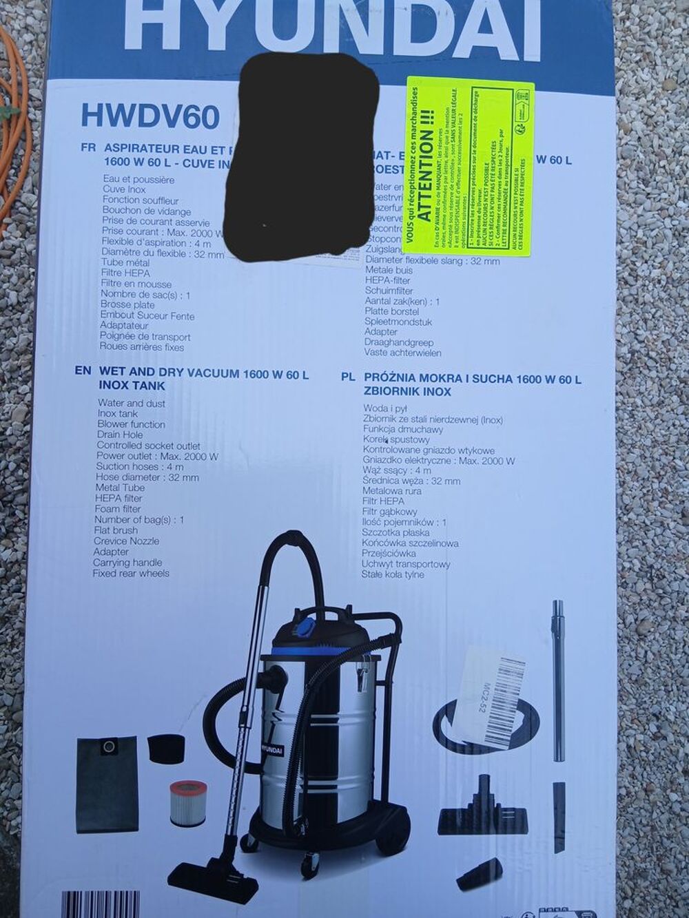 Aspirateur 1600w Electroménager