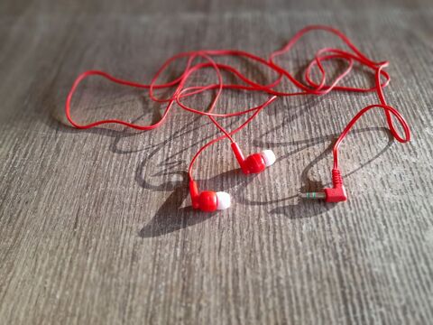 Paire d'�couteurs rouges (26) 3 Tours (37)