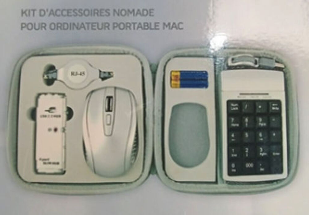Pack souris sans fil/Hub USB/pav&eacute; num&eacute;rique c&acirc;ble RJ45 Matériel informatique