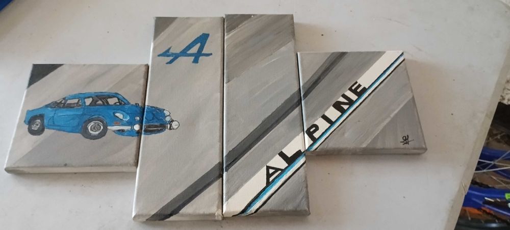 tableau Renault alpine A110 Décoration