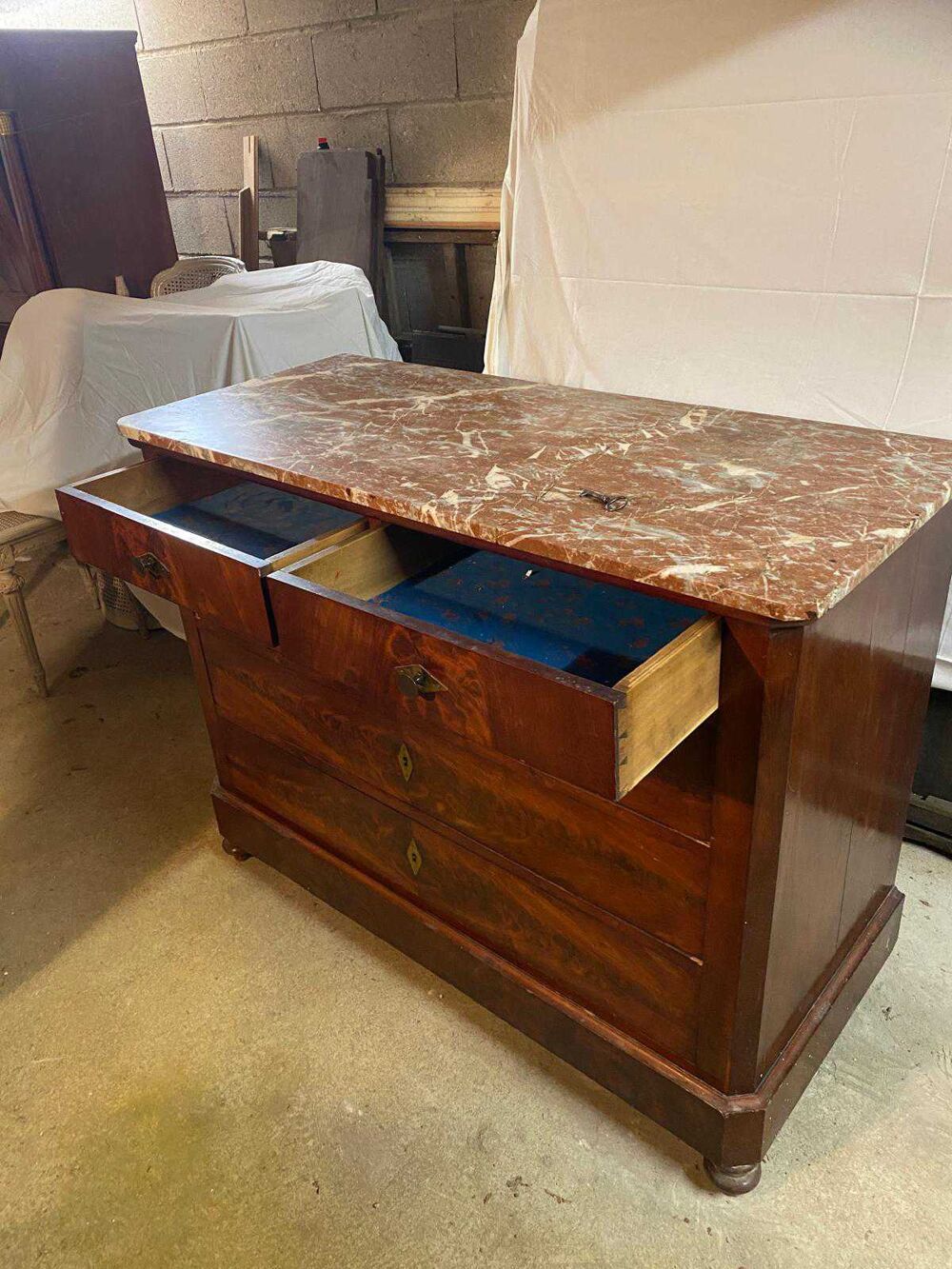 commode plateau marbre Meubles