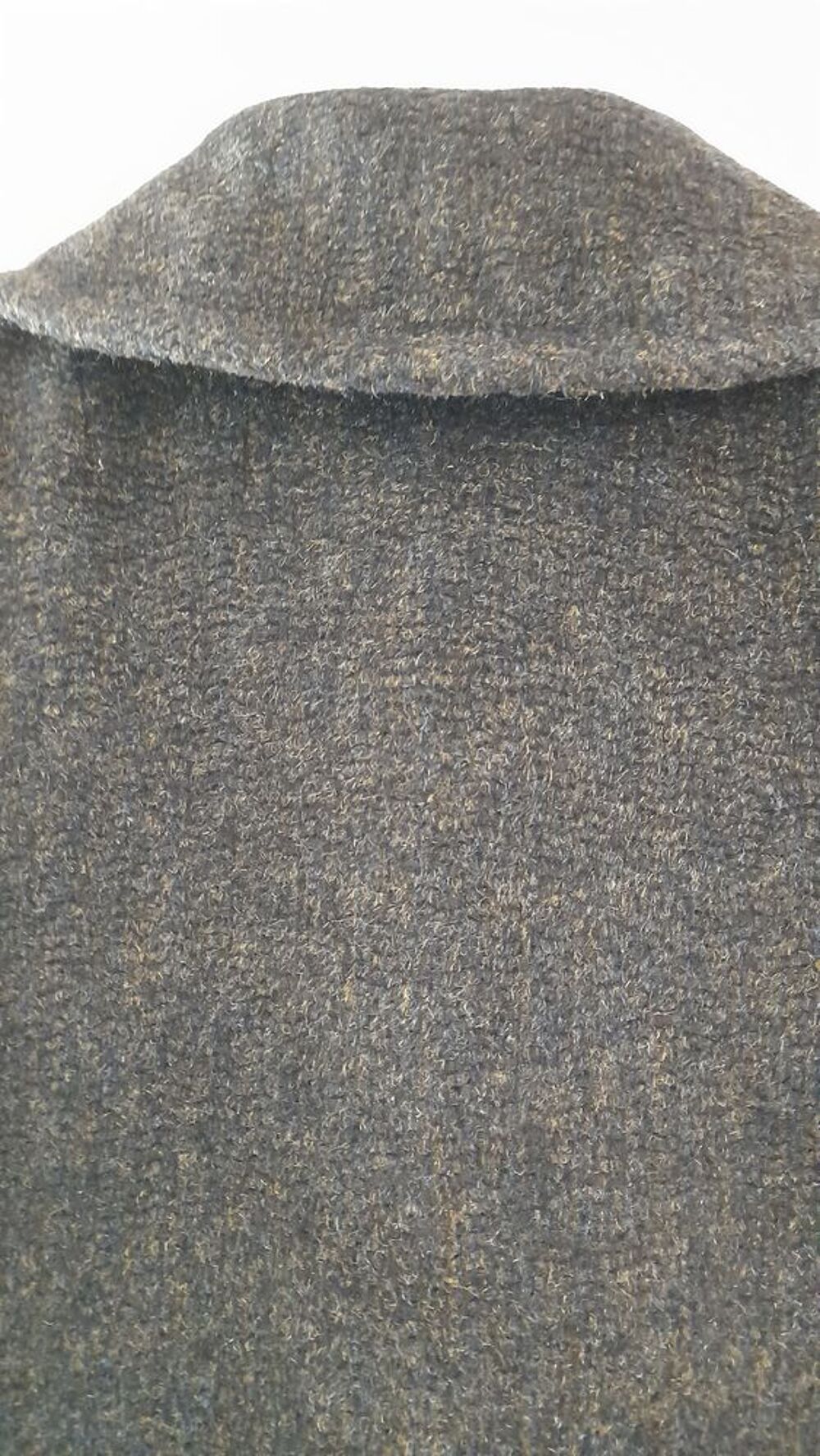 MANTEAU NOIR CHINE Vêtements
