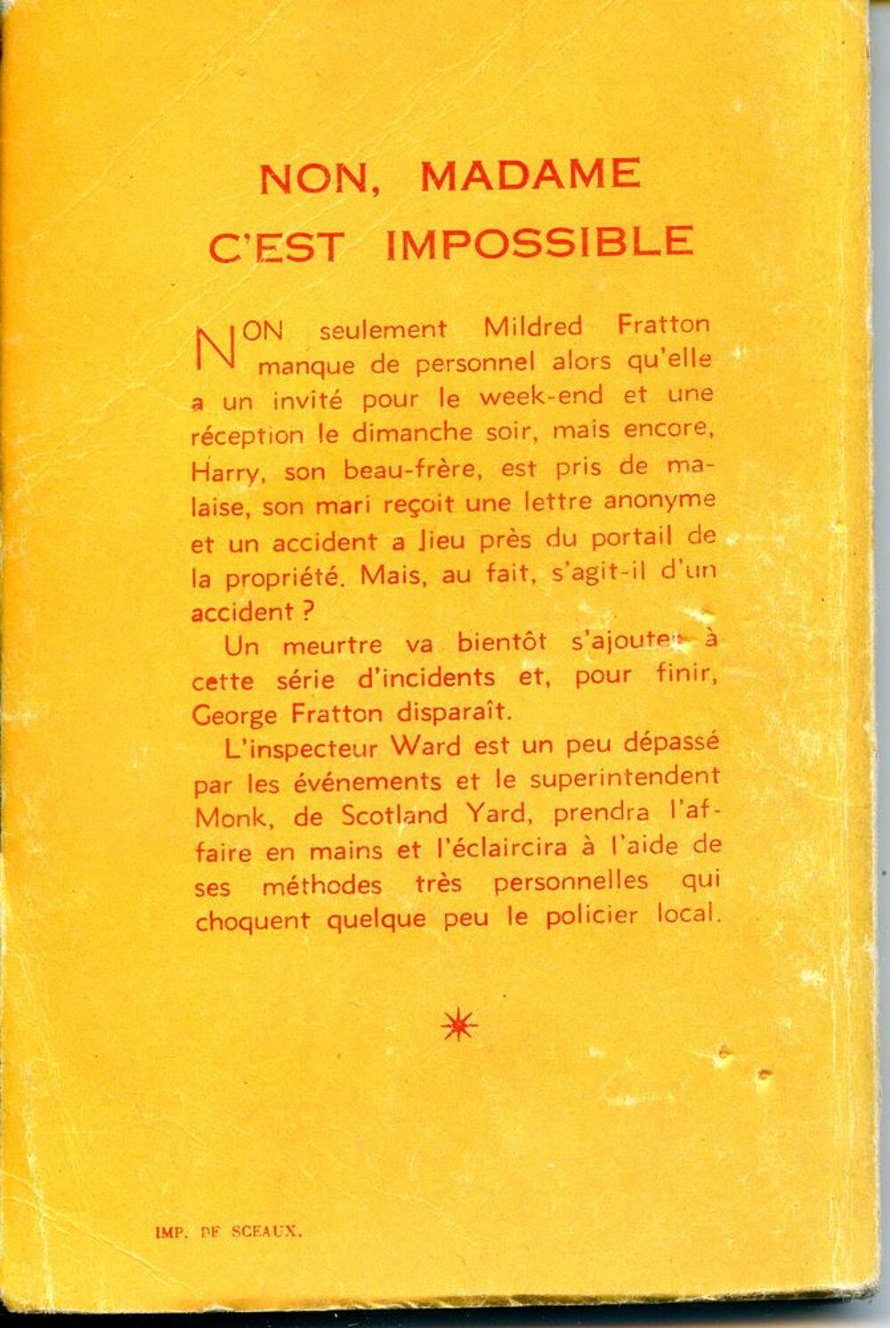 NON, Madame c'est impossible - Micha&euml;l Halliday, Livres et BD
