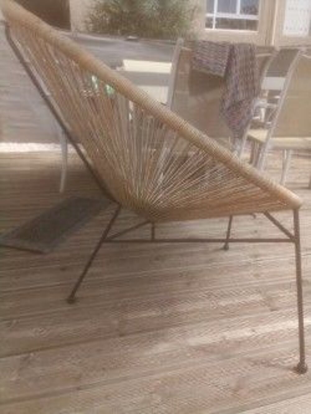  4 FAUTEUILS DE JARDIN Jardin
