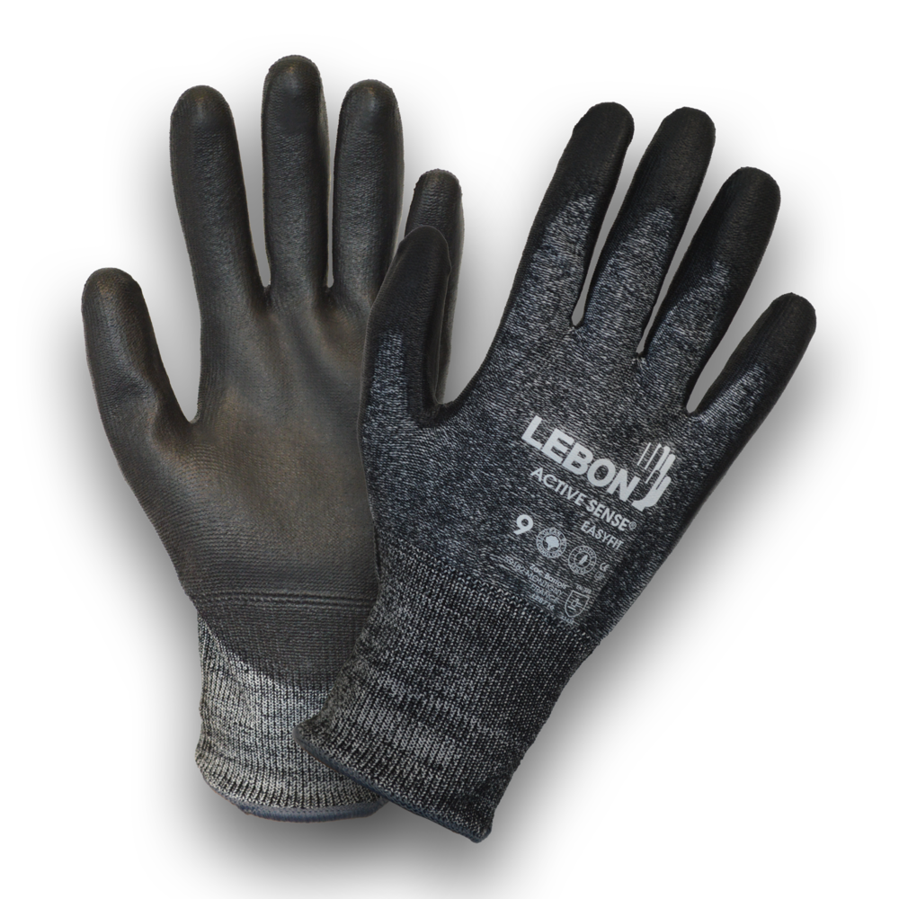 Par lot de 10 paires Gants Lebon Protection EASYFIT/SD taille 9 et 10 R&eacute;sistant aux coupures Bricolage