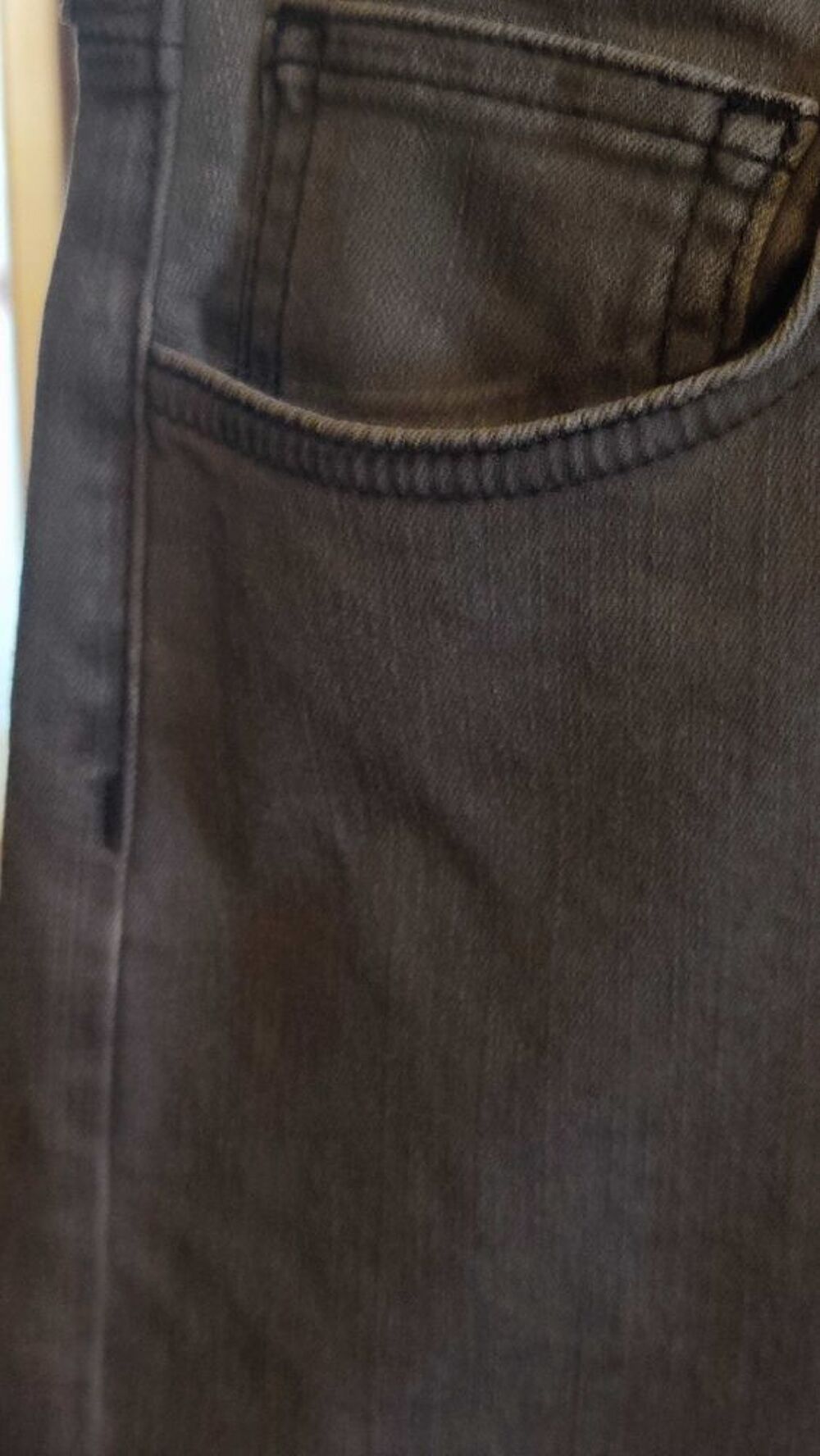 Pantalon jean gris Comptoir des Cotonniers T36 Vêtements