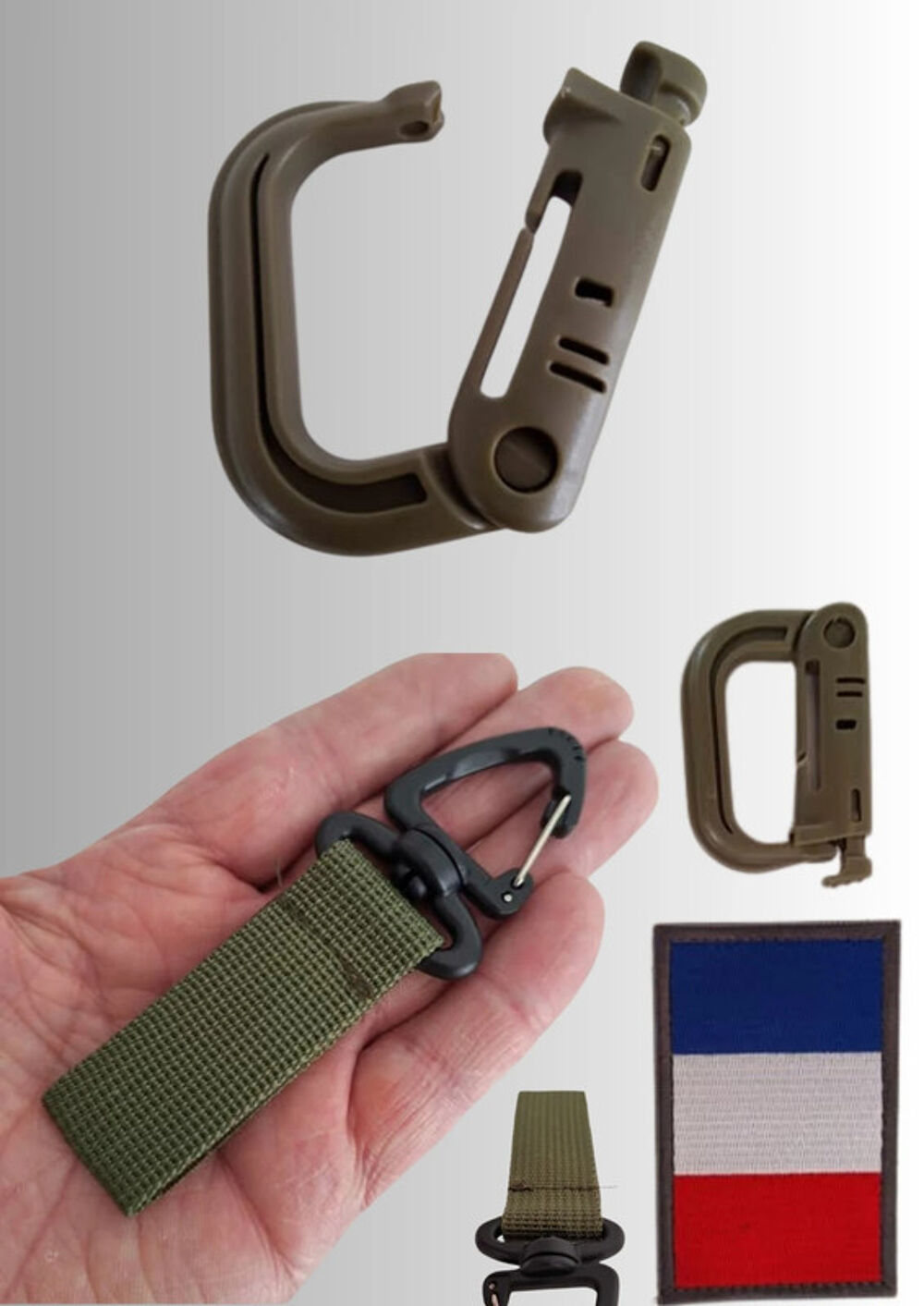 &Eacute;tui de t&eacute;l&eacute;phone portable et CB avec fixation Molle Sacoche Sports