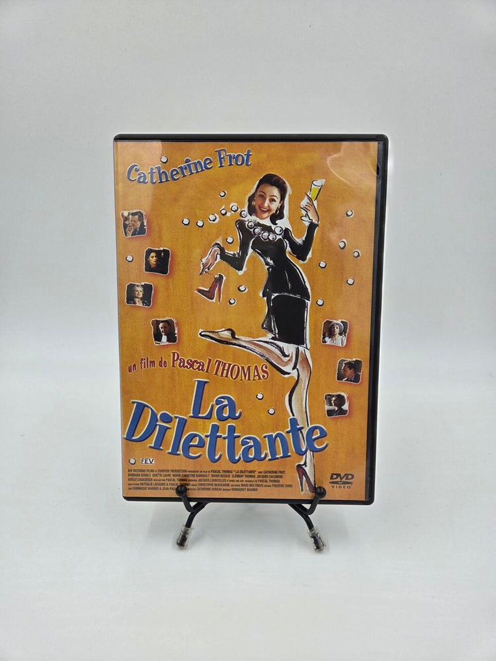 Film DVD La Dilettante en boite DVD et blu-ray
