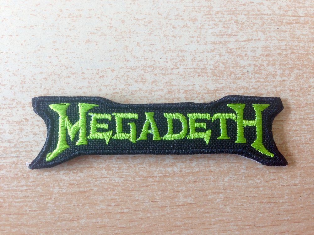&Eacute;cusson brod&eacute; megadeth hard rock 7x1,5 cm 