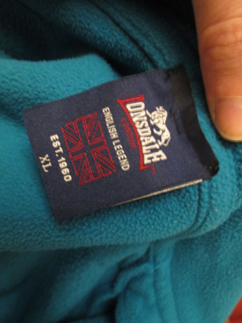 Veste polaire turquoise Lonsdale Vêtements