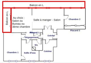  Appartement à vendre 4 pièces 91 m²