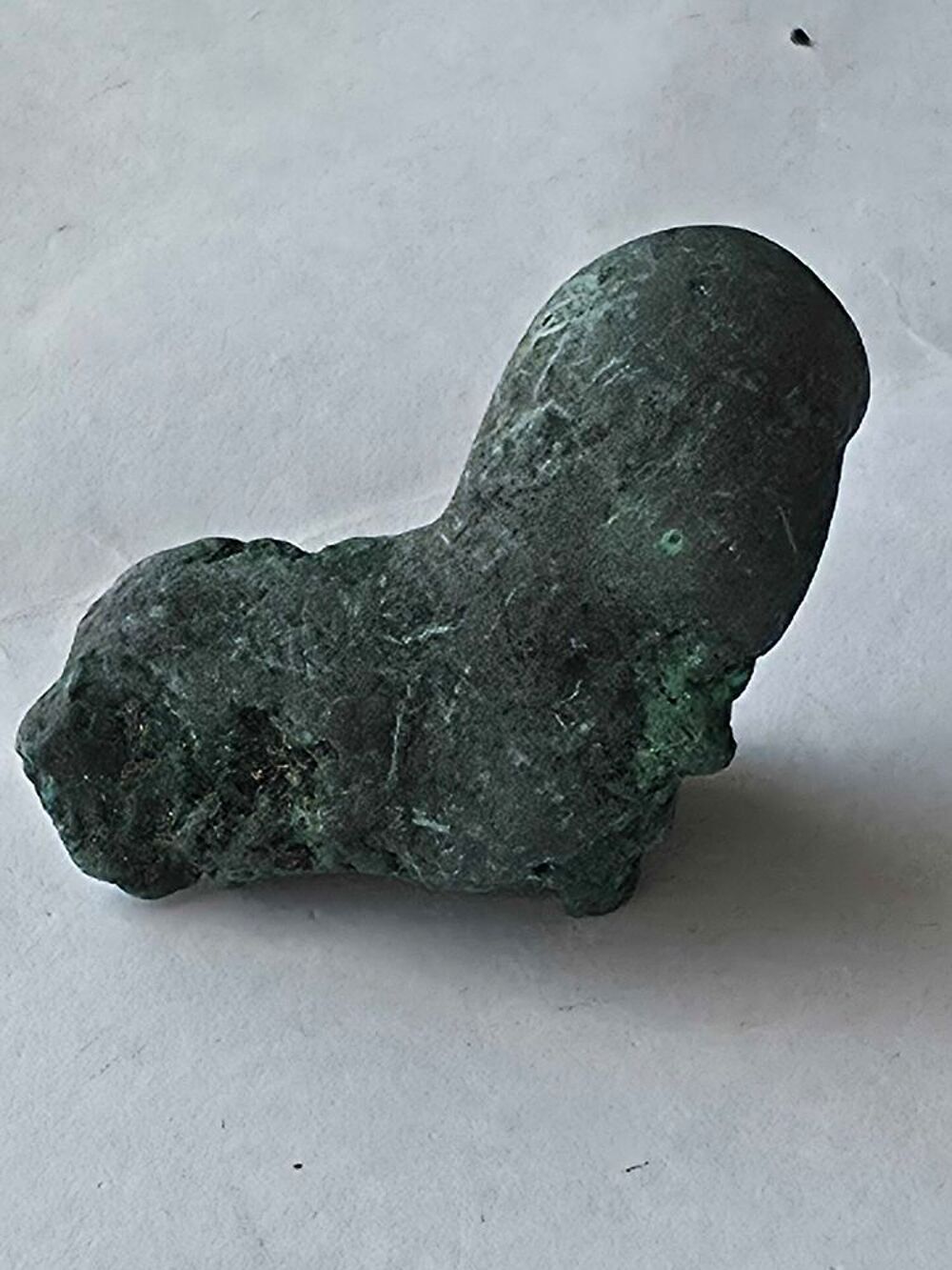 Malachite Stalactitique Brut Katanga RDC-Pierre de Collection 23g 