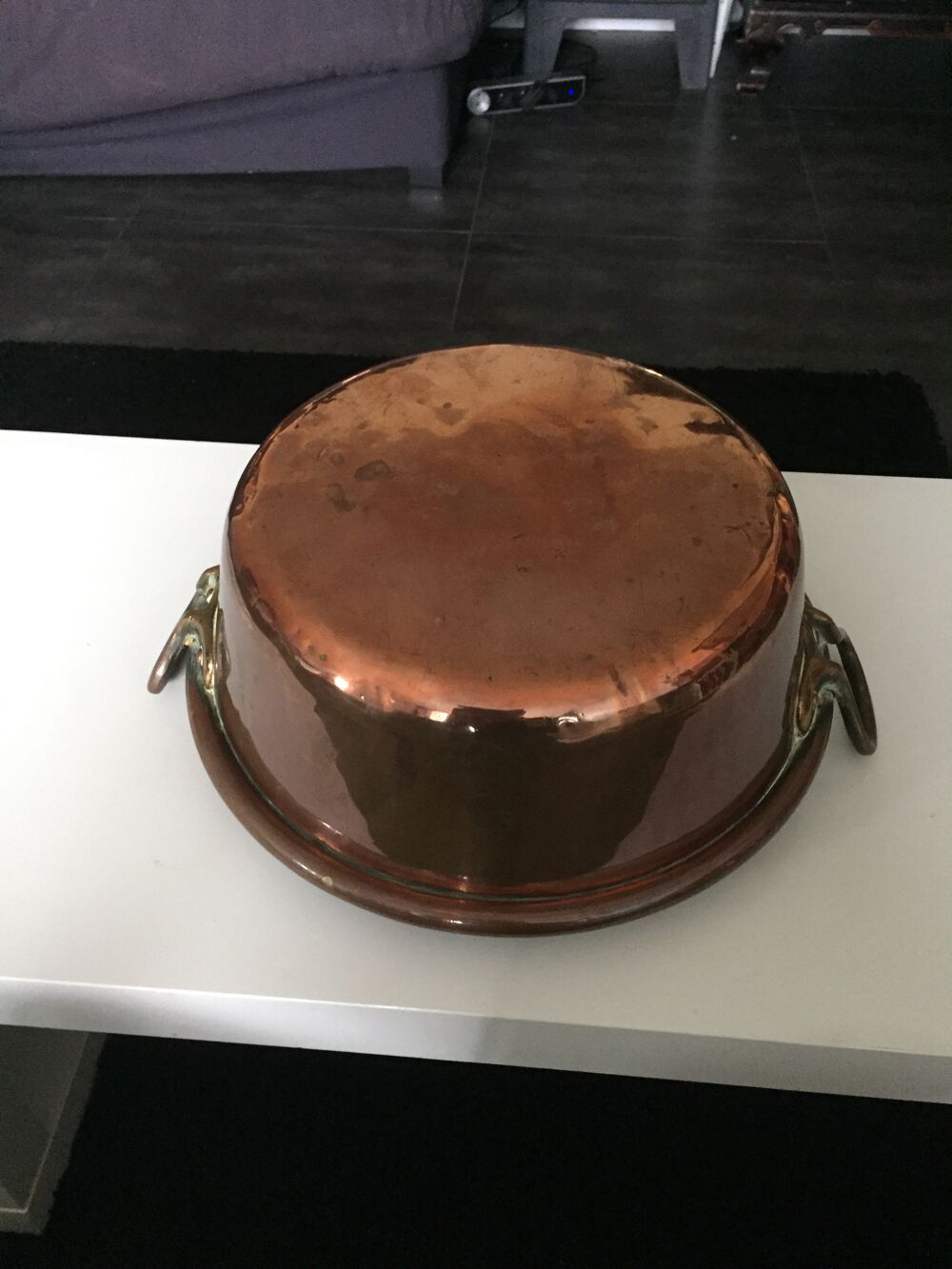 bassine en cuivre Décoration