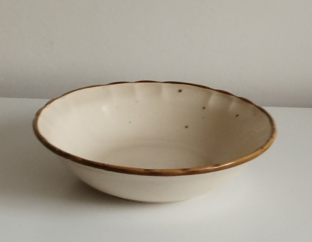 Saladier beige marron Italy Décoration