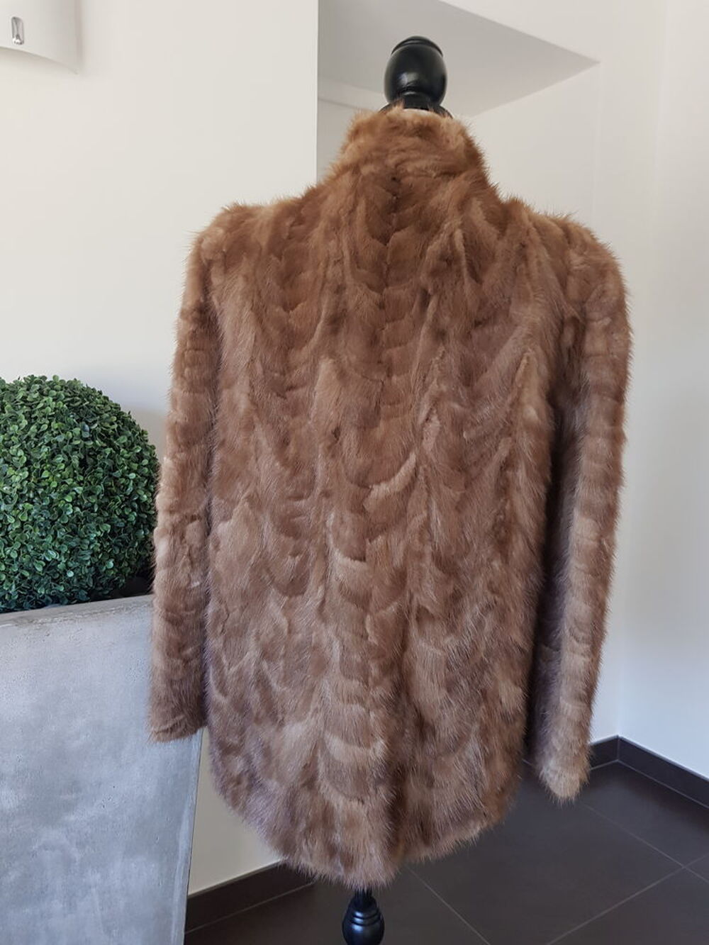 manteau vison véritable