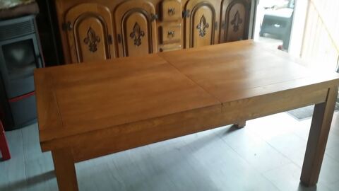 Table + 4 chaises  de salle  manger 200 Lisses (91)