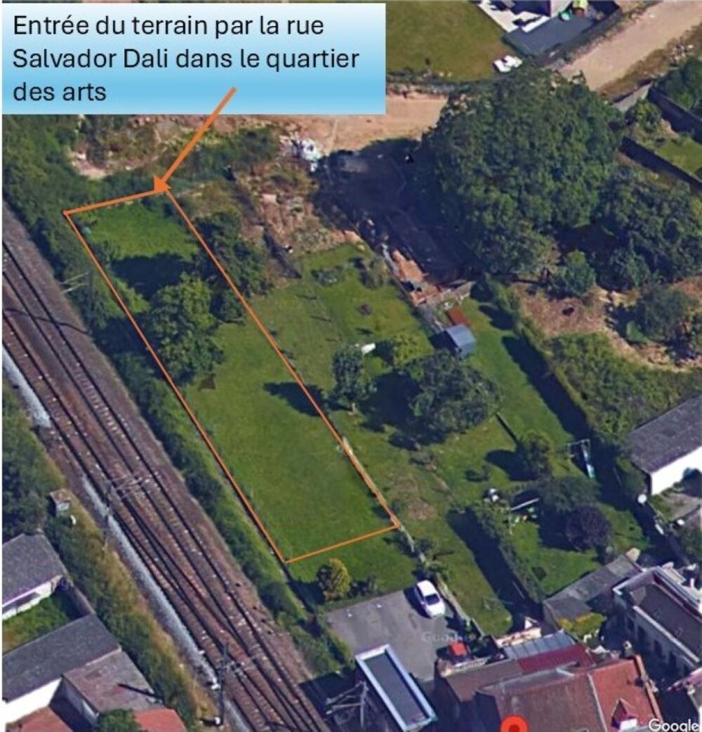 Vente Terrain Lesquin terrain 480m² 110 000€ Lesquin