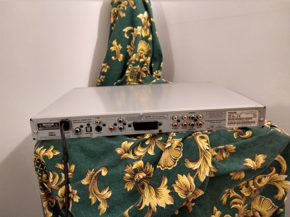 Lecteur DVD Philips Argent&eacute; + T&eacute;l&eacute;commande Audio et hifi