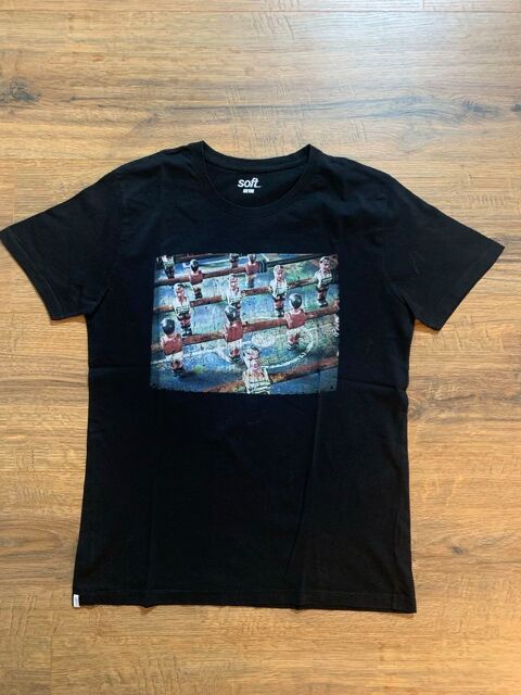Tee shirt homme Soft motif  \'\'  Babyfoot  \'\' 3 Saleilles (66)