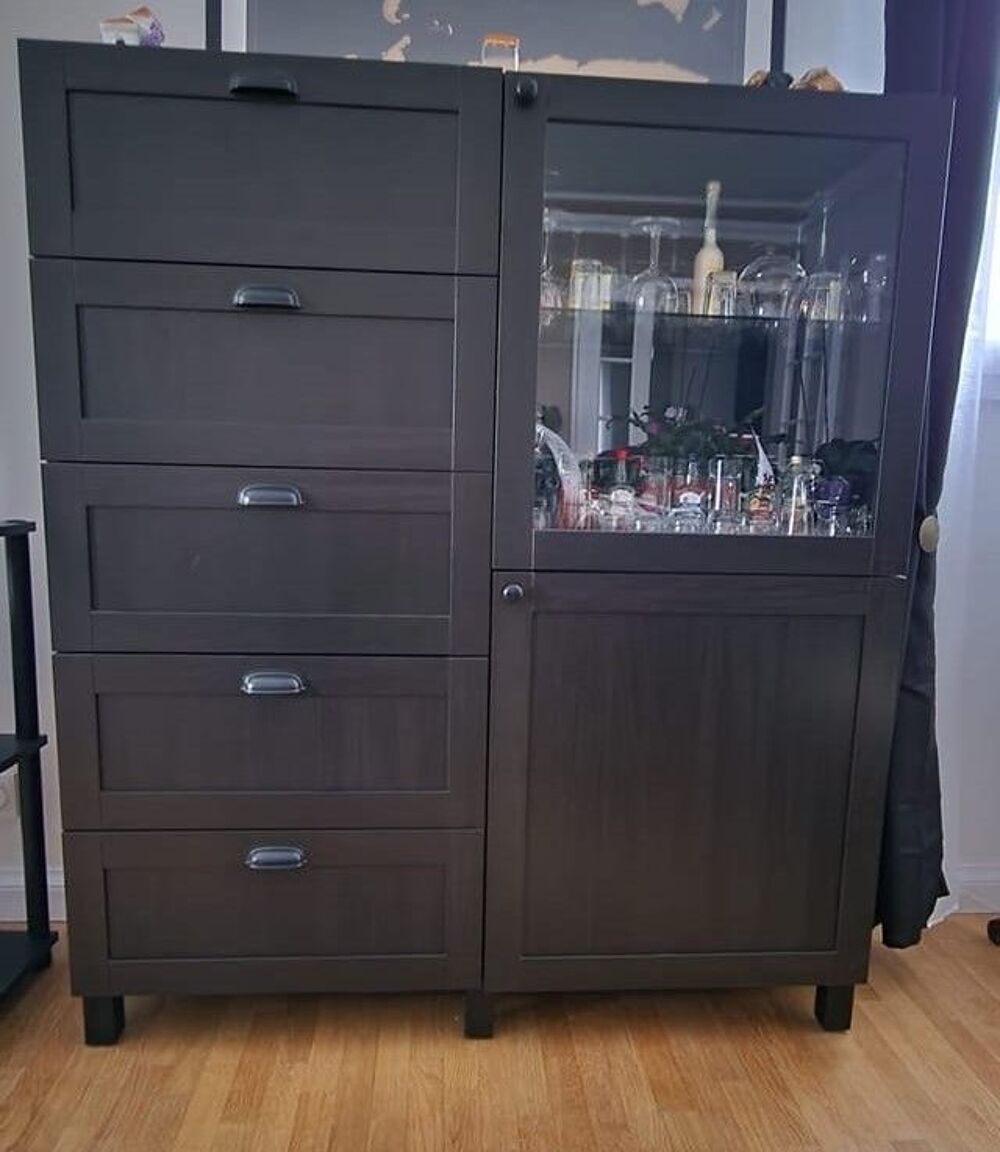Meuble Ikea brun noir Meubles