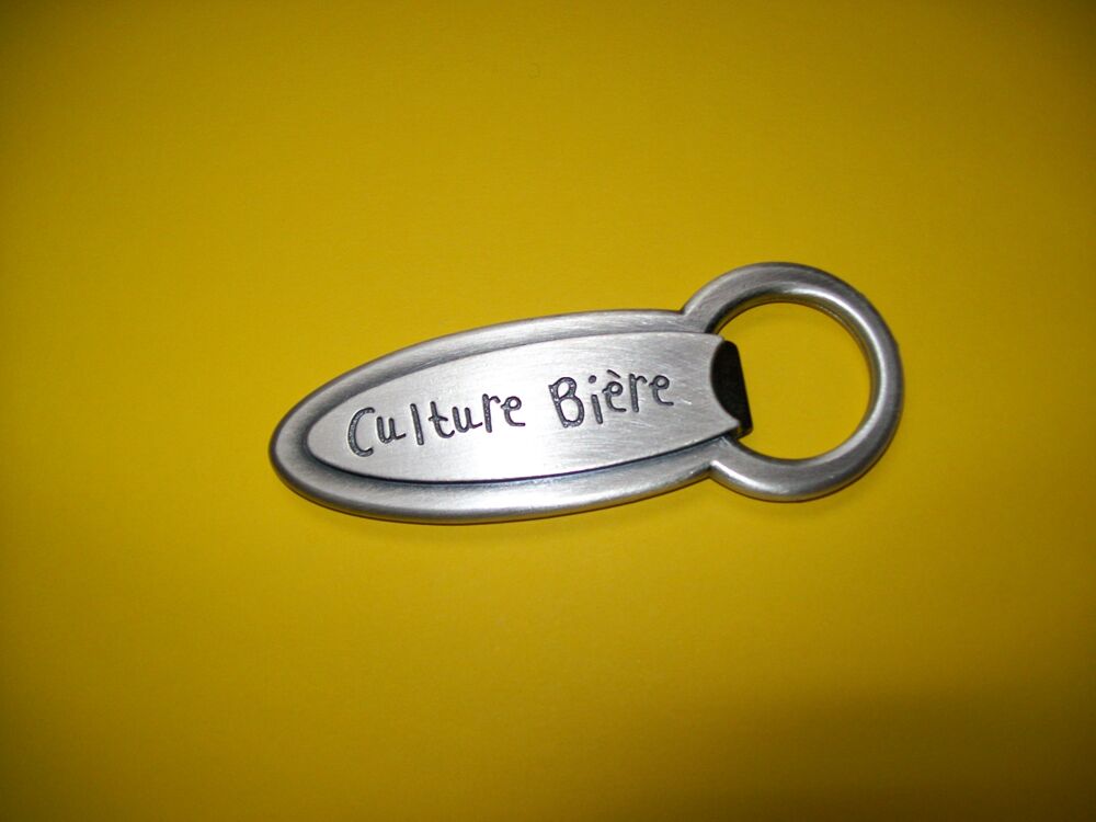 Lot d&eacute;capsuleur et sous-bock bi&egrave;re " Culture Bi&egrave;re " 