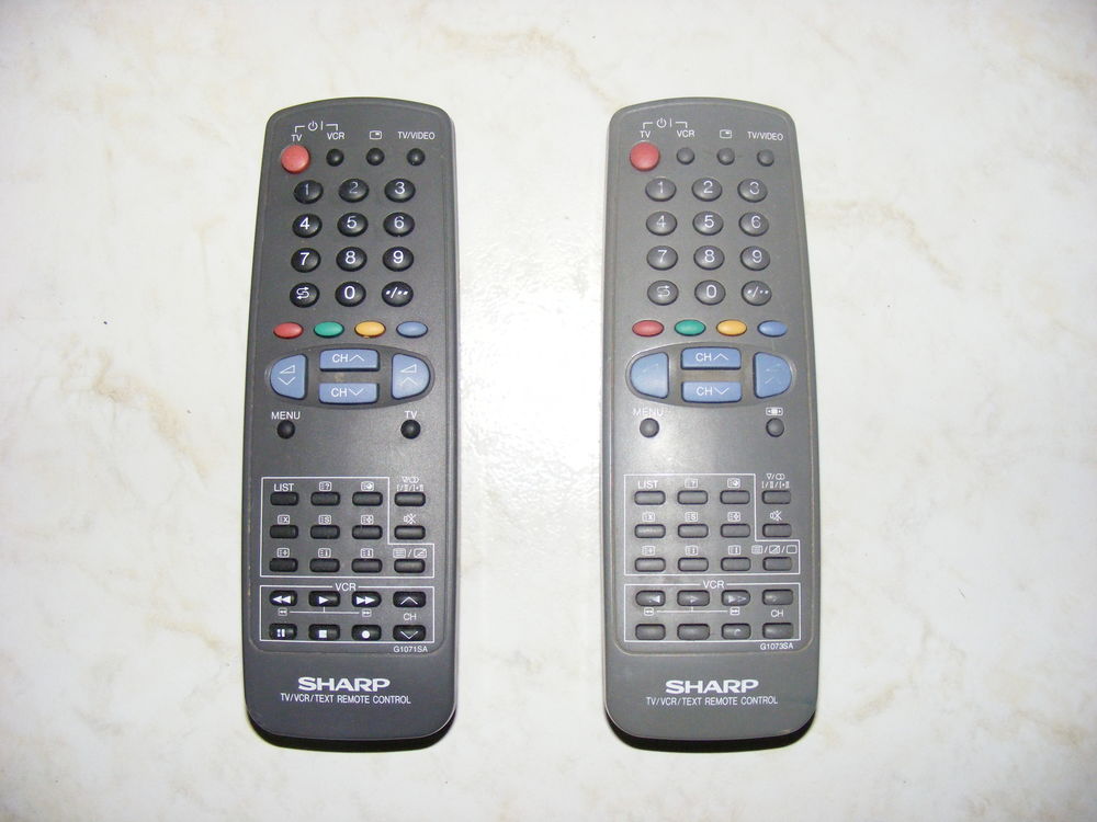 t&eacute;l&eacute;commande SHARP G1071SA /G1073SA Photos/Video/TV