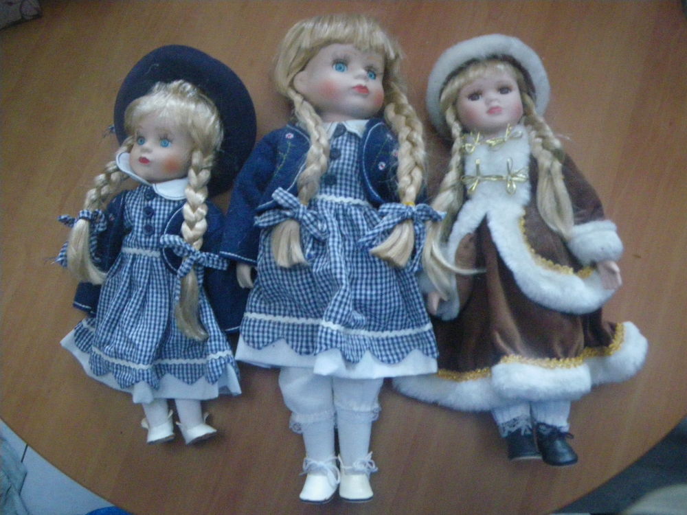 Poup&eacute;es en porcelaine 