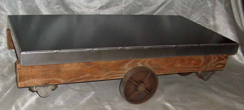 Table basse chariot industriel Meubles