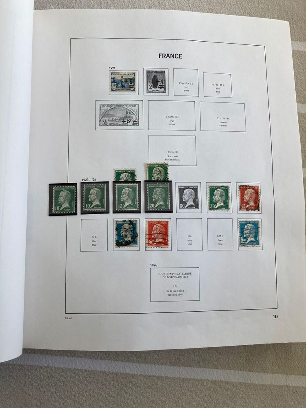 ALBUM DE TIMBRES FRANVCE 