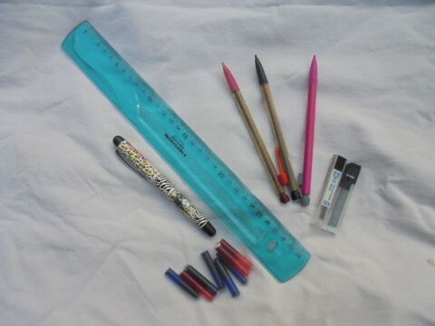 Lot Stylo encre/r�gle/crit�rium 3.5 Albi (81)