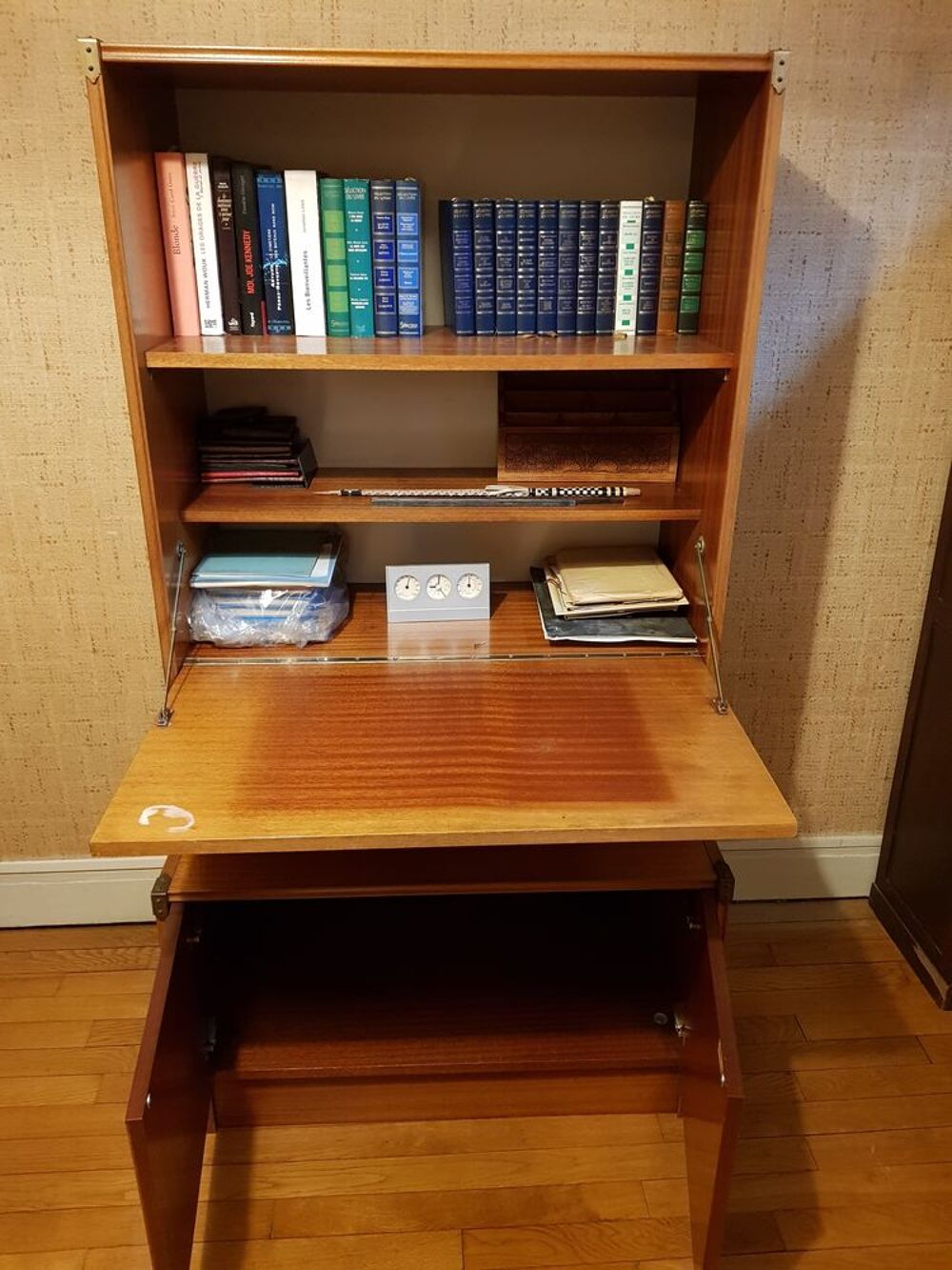 BUREAU SECR&Eacute;TAIRE VINTAGE Ann&eacute;es 70 Meubles