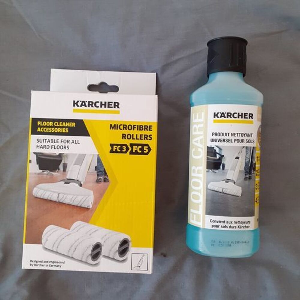 Karcher nettoyeur de sol + accessoires + produit Electromnager